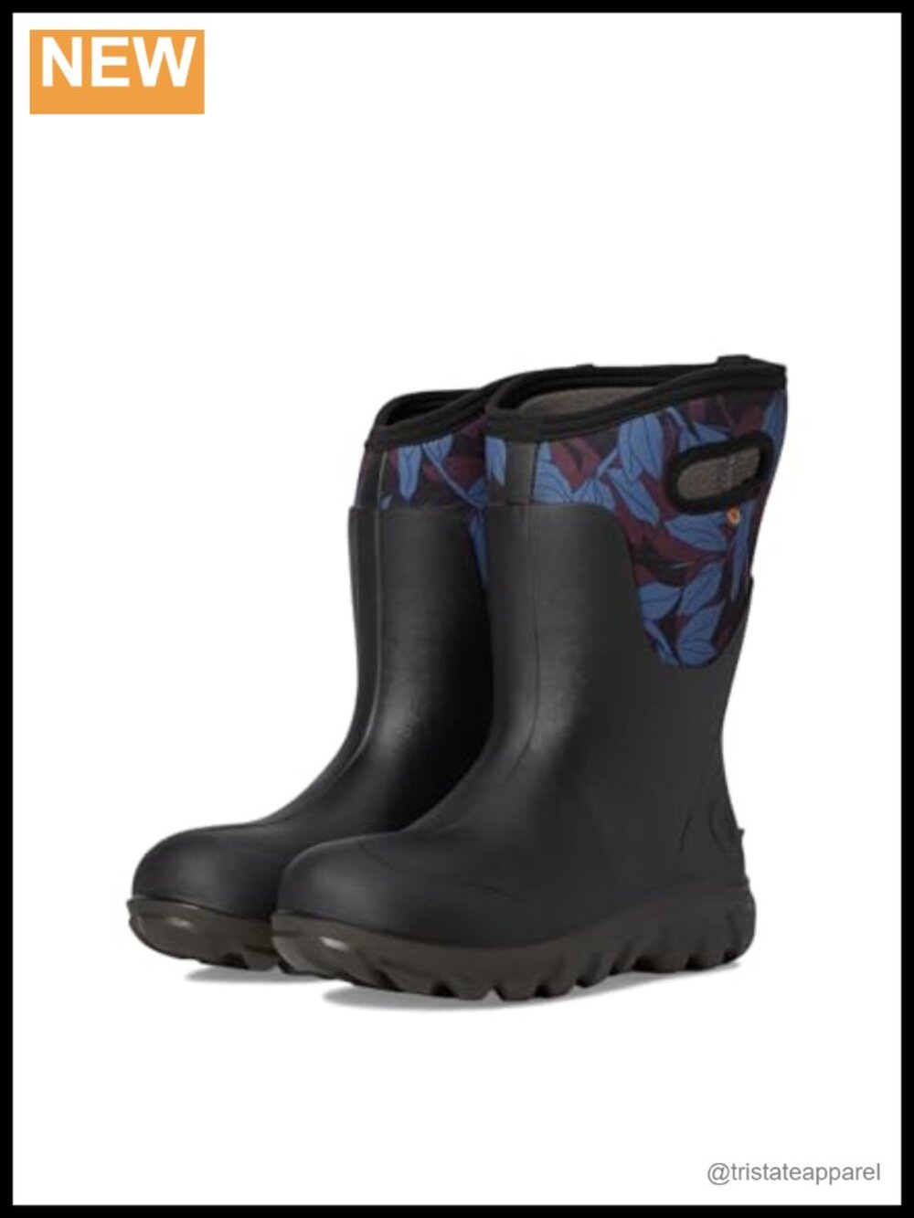 BOGS Classic Seamless Mid - Waterproof Rain Boots, Calf High, Rubber